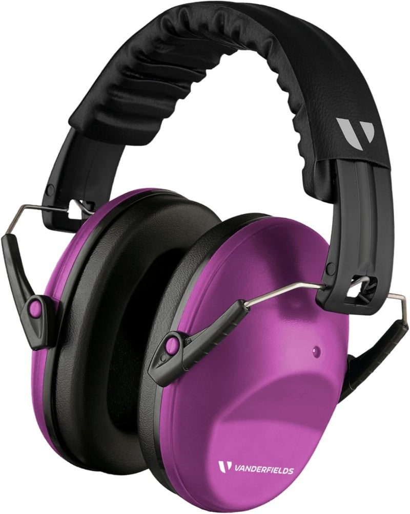 Vanderfields Hearing Protection Ear Muffs - Over 33 dB (2K Hz) Broad Noise Cancelling Sound Reduction Earmuffs for Kids 3-12 - Image 1